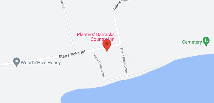 map of 1464 Starrs Point Road